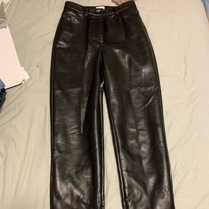 Aritzia leather pants